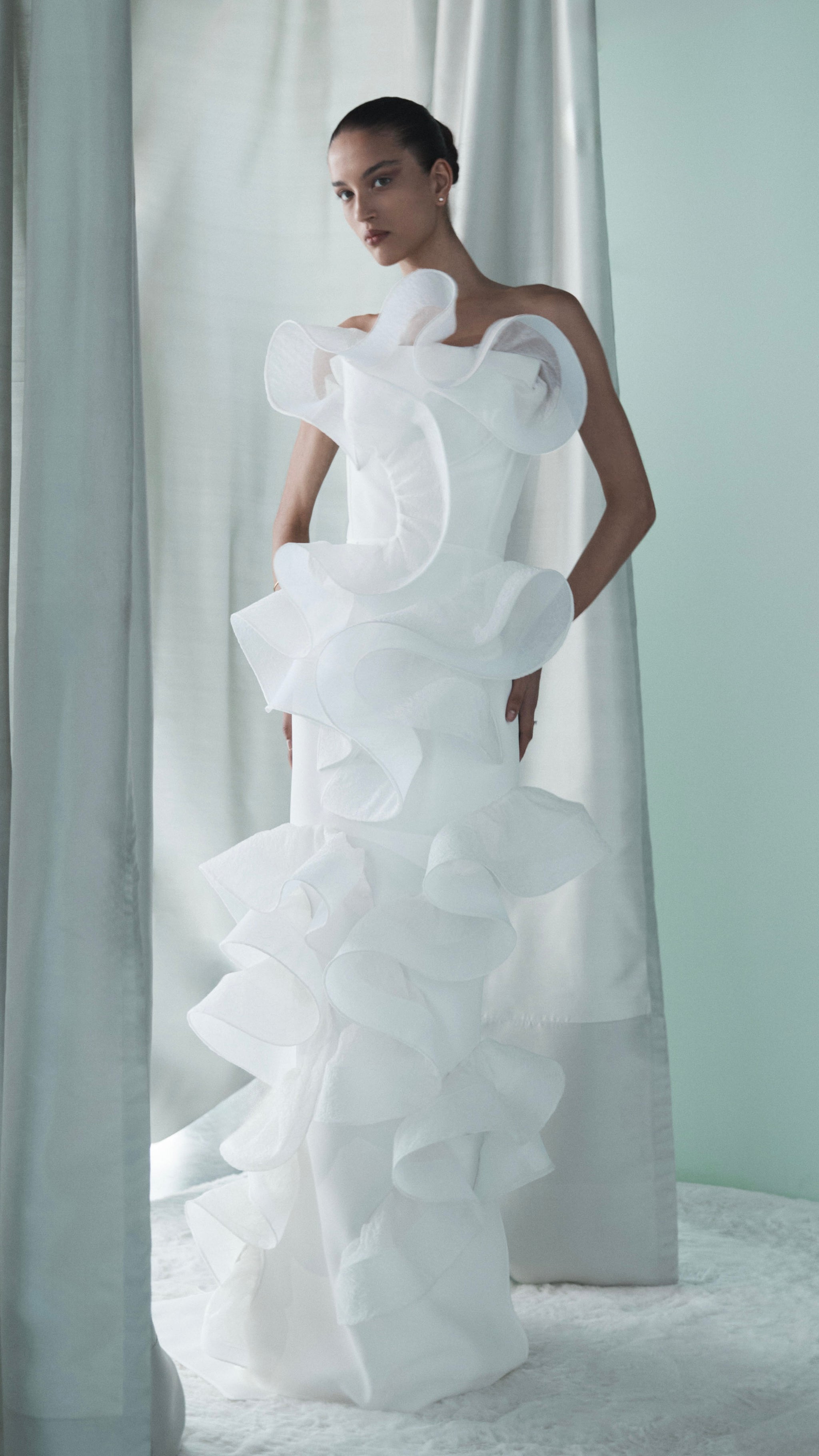 Indulgence Ruffle Gown