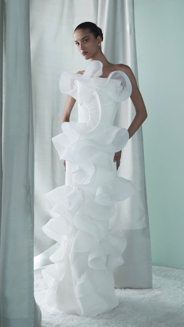Indulgence Ruffle Gown