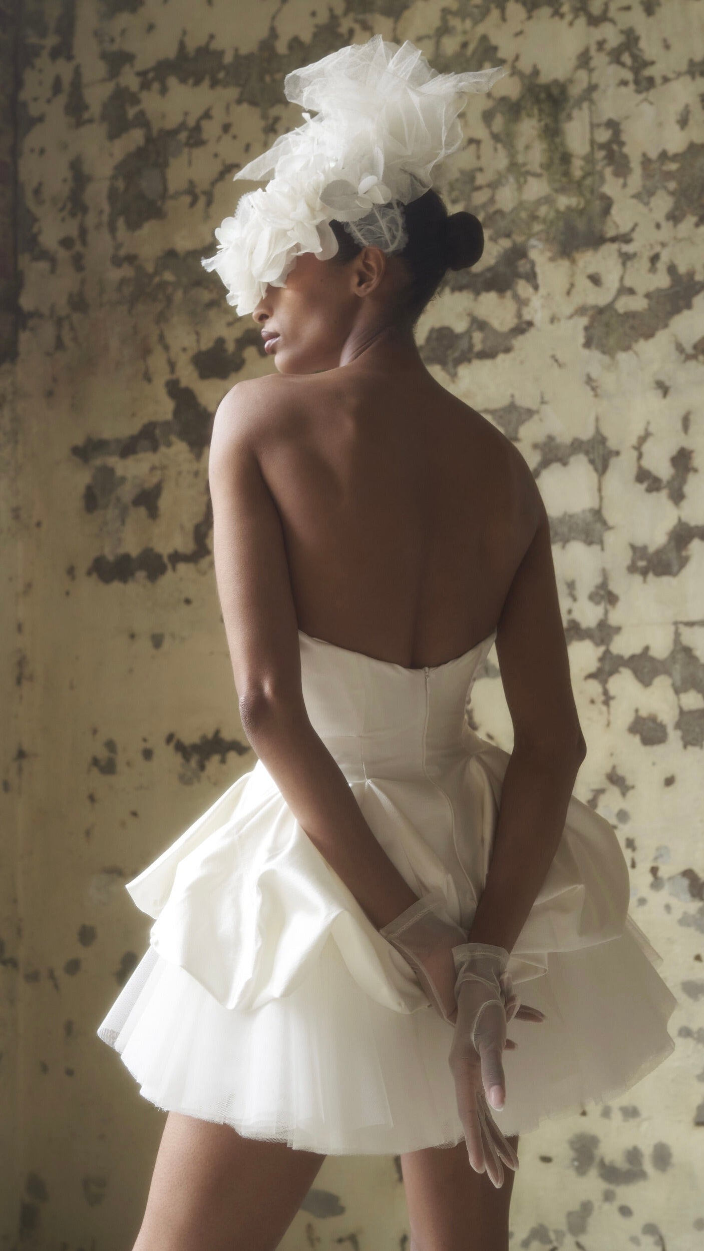 Raven Corset in Moire